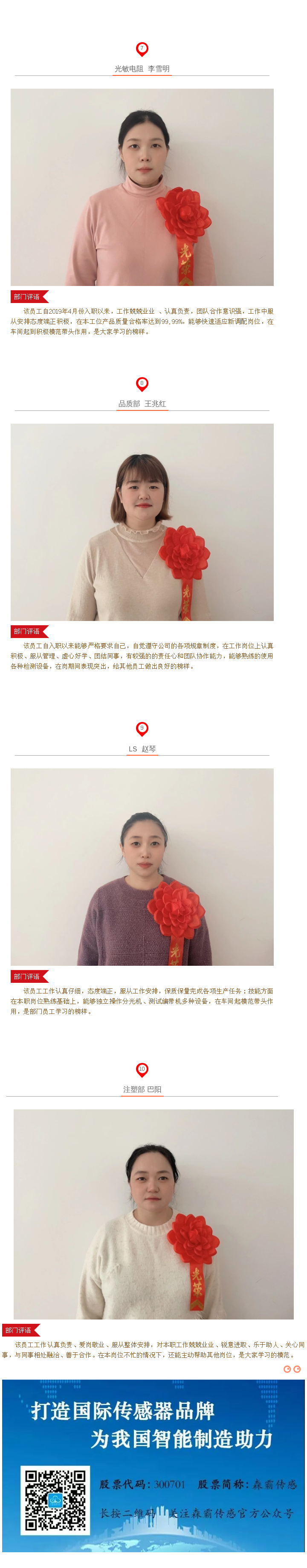 致敬模范的实力-月度优异员工风范展示